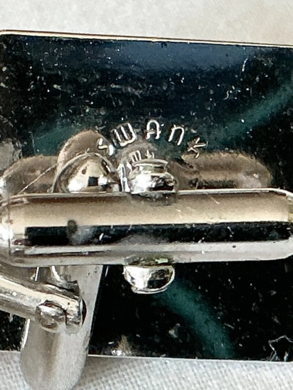 SWANK cufflinks measure